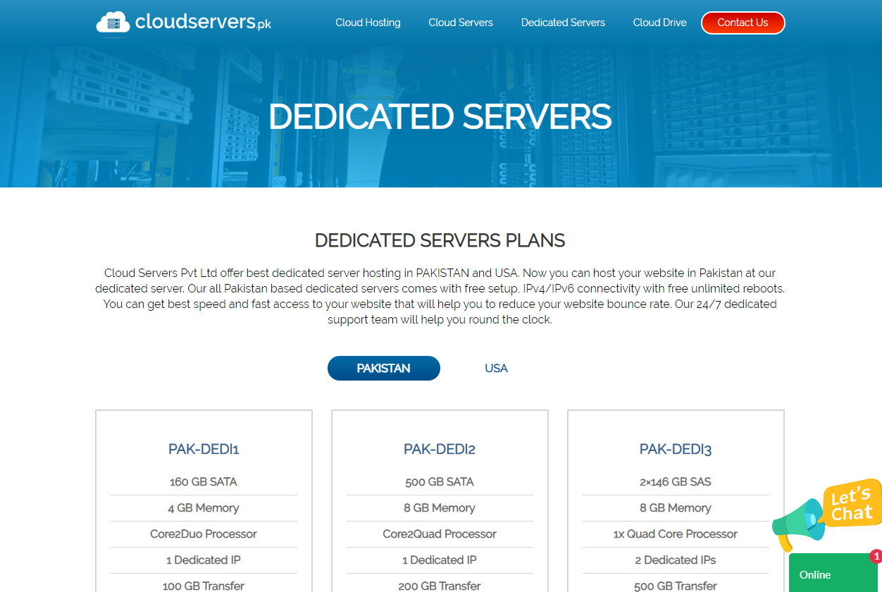 CloudServers: Best Cloud Hosting in Pakistan – 2020