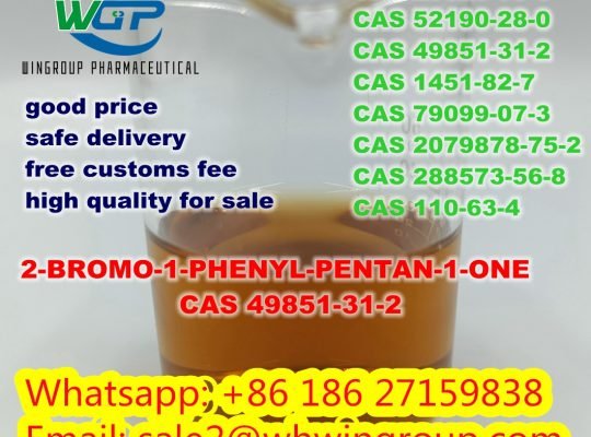 +8618627159838 Buy 2-BROMO-1-PHENYL-PENTAN-1-ONE CAS 49851-31-2