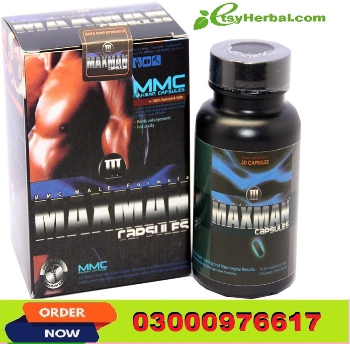 Maxman Capsules Price in Mandi Bahauddin-03000976617-etsyherbal.com