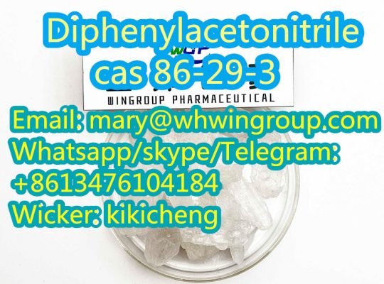 Safe Shipping Diphenylacetonitrile cas 86-29-3 +86-13476104184